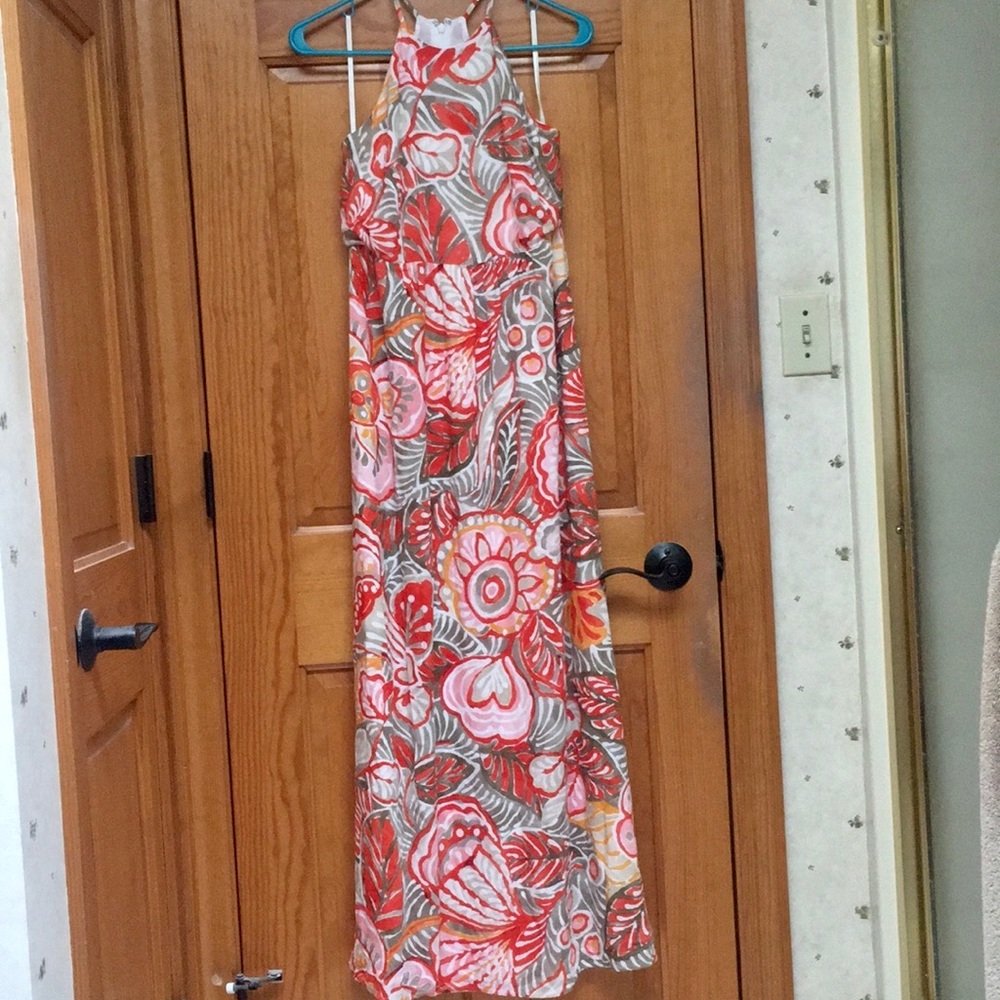 NWOT LOFT Floral Maxi Dress - Picture 3 of 6